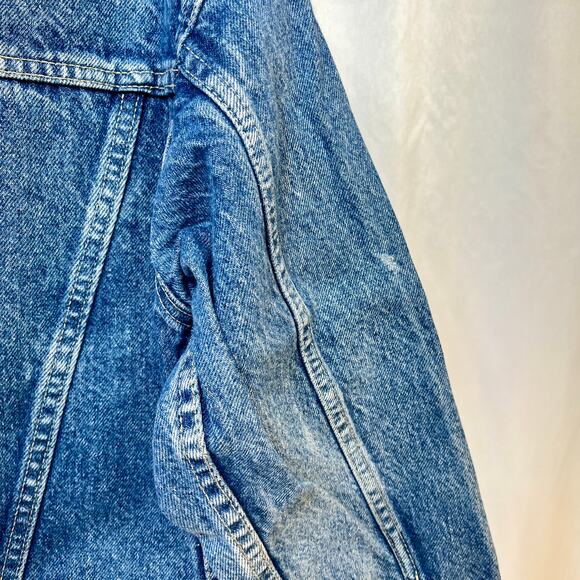 Levi’s Trucker Denim Jean Jacket 511 Women’s Large 37405-1118 USA Made Stonewash - Picture 5 of 5